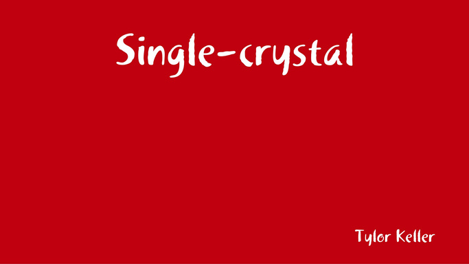Single-crystal