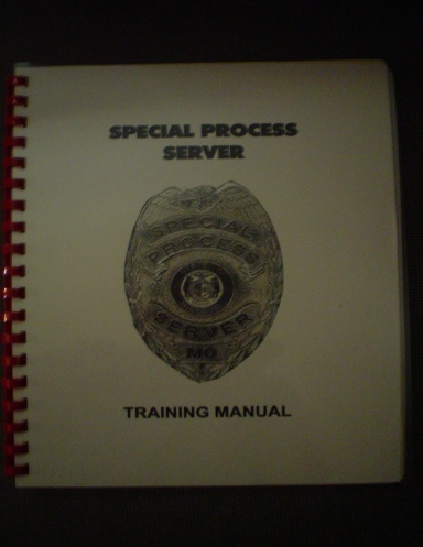 PROCESS SERVER TRAINING MANUAL