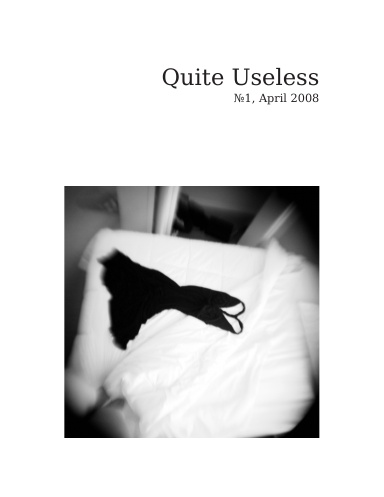 Quite Useless Magazine No. 1