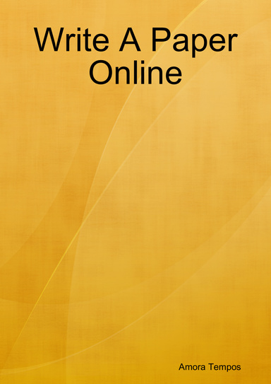 Write A Paper Online