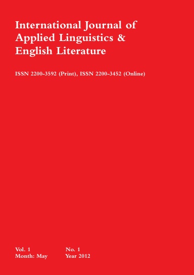 International Journal of Applied Linguistics & English Literature