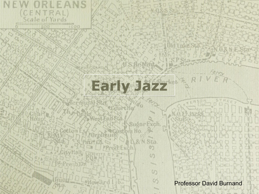 Introduction to Improvising Early Jazz