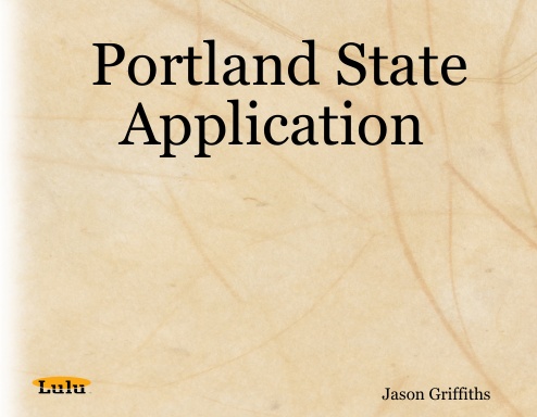 Portland State Application