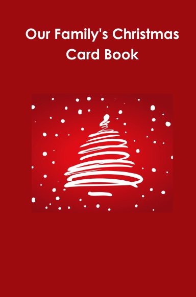 Family Christmas Card Contact Book