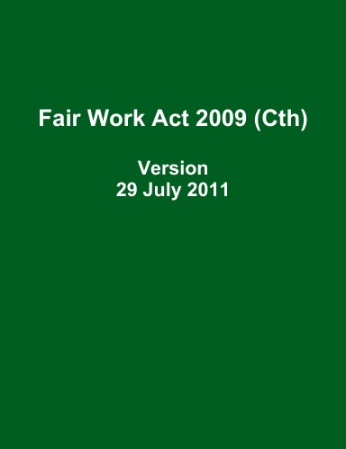 Fair Work Act 2009 (Cth)