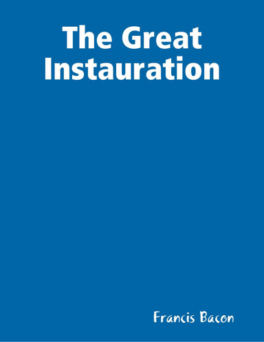 The Great Instauration