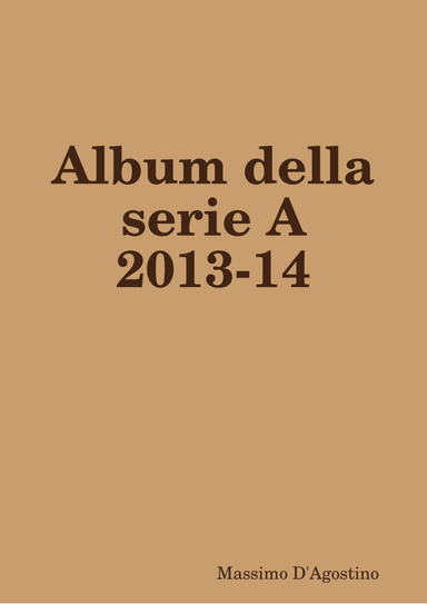 Album della serie A 2013-14