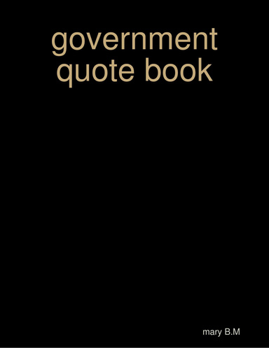 government quote book