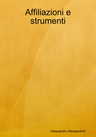 Affiliazioni e strumenti