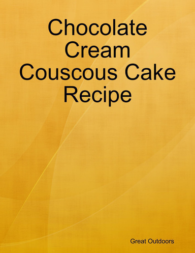 Chocolate Cream Couscous Cake Recipe