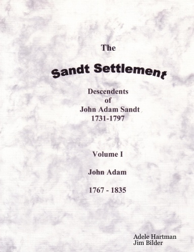Sandt Settlement Volume I