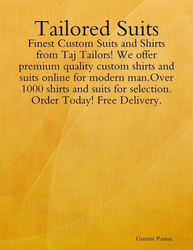 Tailored Suits