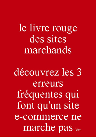 Les 3 erreurs fréquentes qui font qu'un site e-commerce ne marche pas