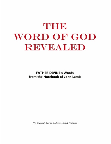 Word of God Revealed (PB 2013a)