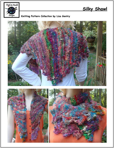 Silky Shawl - Knitting Pattern