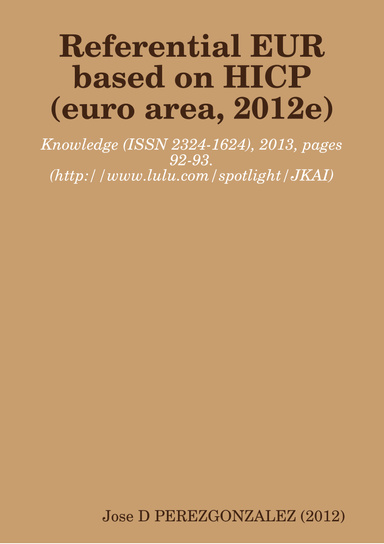 Referential EUR based on HICP 2012e