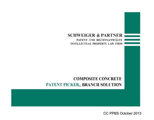 Composite Concrete Patent Picker Branch Solution 10/2013