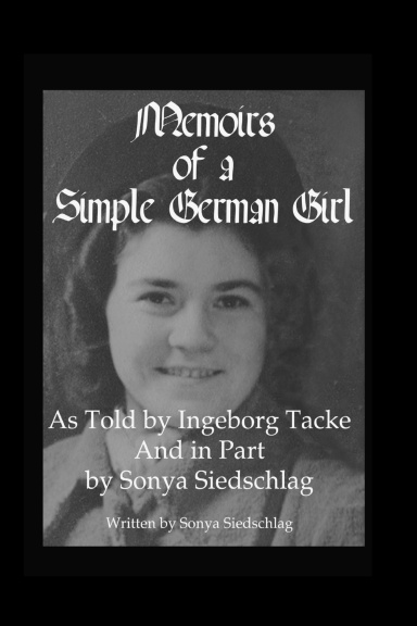 Memoirs of a Simple German Girl-Public Hardcover