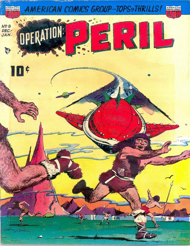 Operation Peril Number 8 Golden Age Comic Book