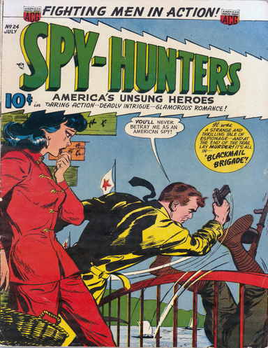 Spy-Hunters Number 24 War Comic Book