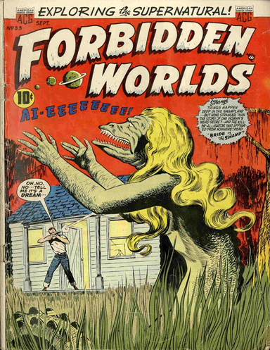 Forbidden Worlds Number 33 Horror Comic Book