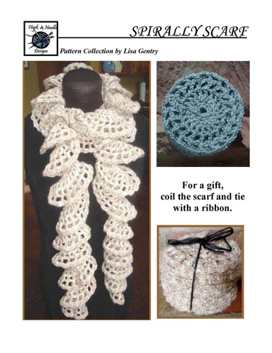 Spirally Scarf - Crochet Pattern