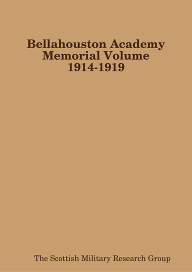 Bellahouston Academy Memorial Volume 1914-1919