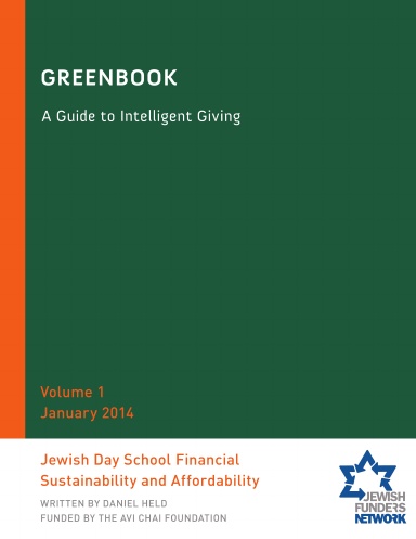 Greenbook:Jewish Day School Financial Sustainability and Affordability (light paper)