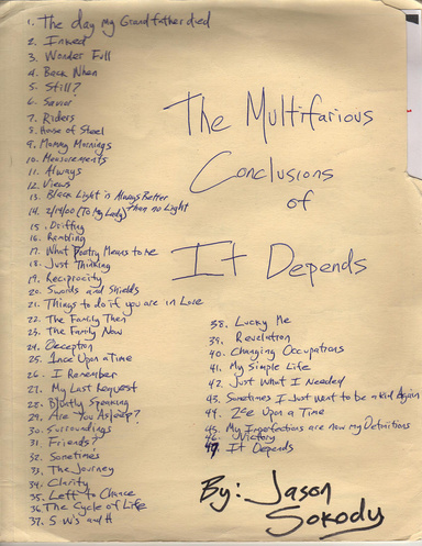 The Multifarious Conclusions of It Depends