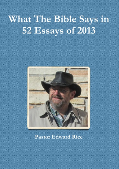 What The Bible Says in 52 Essays of 2013