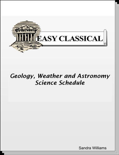 Geology, Weather and Astronomy Schedule