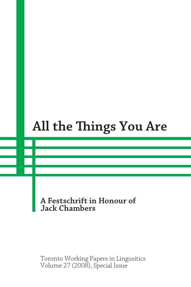 TWPL Vol. 27 Festschrift