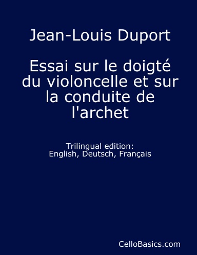 Essai sur le doigté du violoncelle et sur la conduite de l'archet