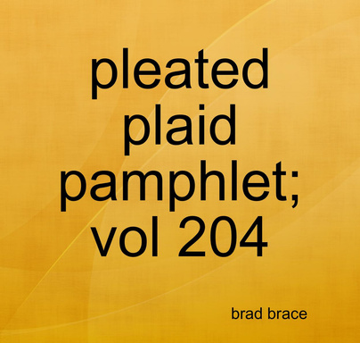 pleated plaid pamphlet; vol 204