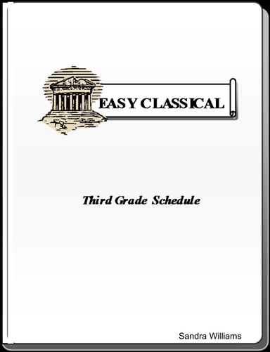 Third Grade Schedule (includes history and science)