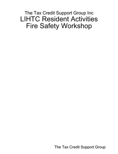 Fire Safety Ebook