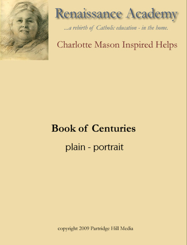 Book of Centuries - Plain Portrait