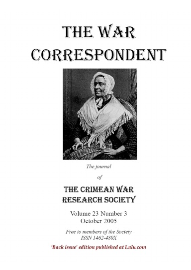 The War Correspondent Vol 23 No.3 October 2005