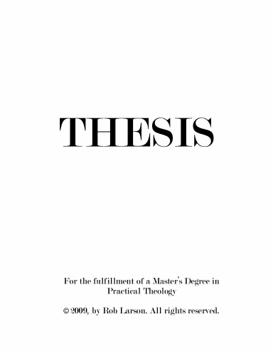 Thesis