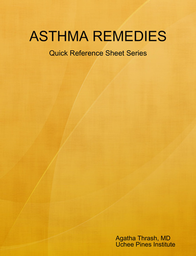 ASTHMA REMEDIES