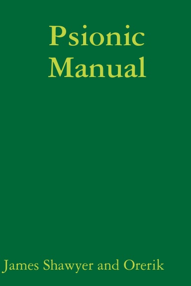 Psionic Manual