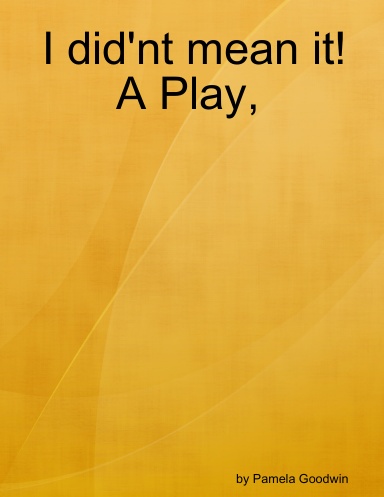 I did'nt mean it