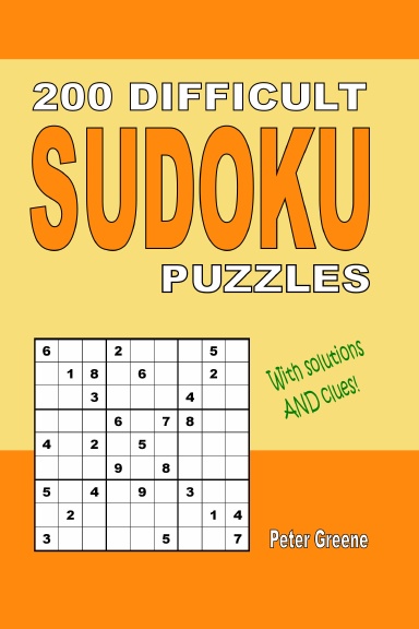 200 Difficult Sudoku Puzzles