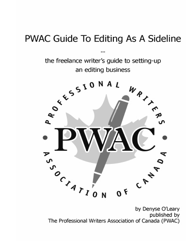 PWAC Guide to Editing As A Sideline
