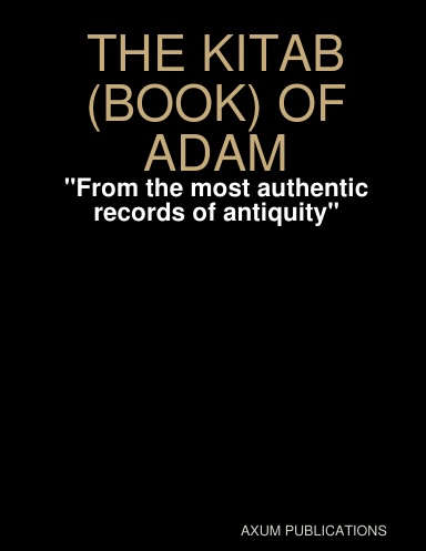 THE KITAB (BOOK) OF ADAM