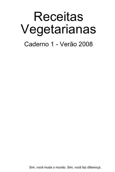 Receitas Vegetarianas 1