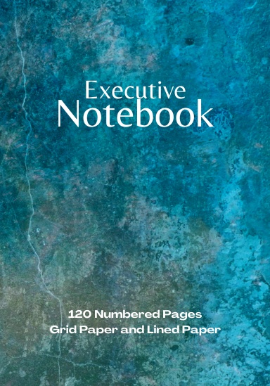Coil Bound Executive Notebook with 120 Numbered Pages