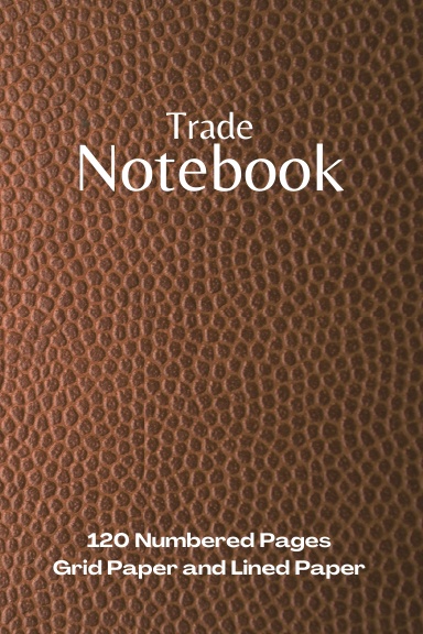 Coil Bound Trade Size Notebook with 120 Numbered Pages