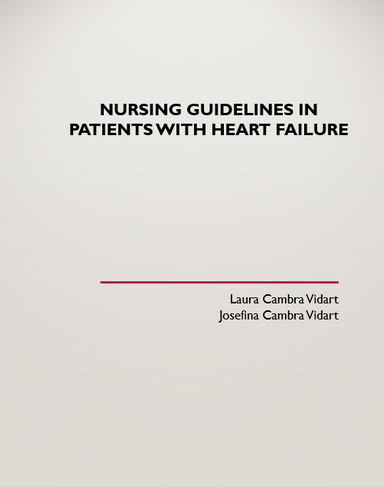Nursing Guidelines In Patients With Heart Failure