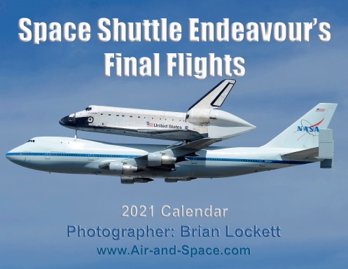 Space Shuttle Endeavour's Final Flights, 2021 calendar